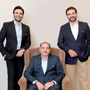 Divyansh Bhasin, Director - Operations, Sanjay Bhasin, Founder & Chairman & Tushar Bhasin, Managing Director